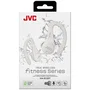 JVC Auriculares Bluetooth True Wireless HA-EC25T In-Ear Deportivos, 30h, IPX5, Micrófono, Blanco